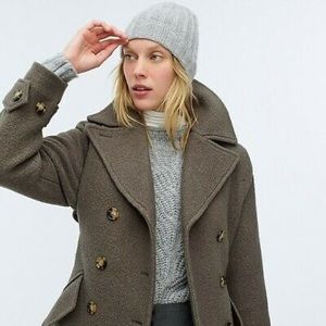 J. Crew double-breasted trench coat Italian wool